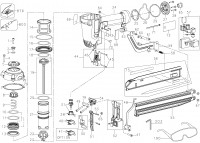 Dewalt D51431-XJ 16 Gauge 1\" to 2\" x 1/2\" Medium Crown Nailer Spare Parts Type 3